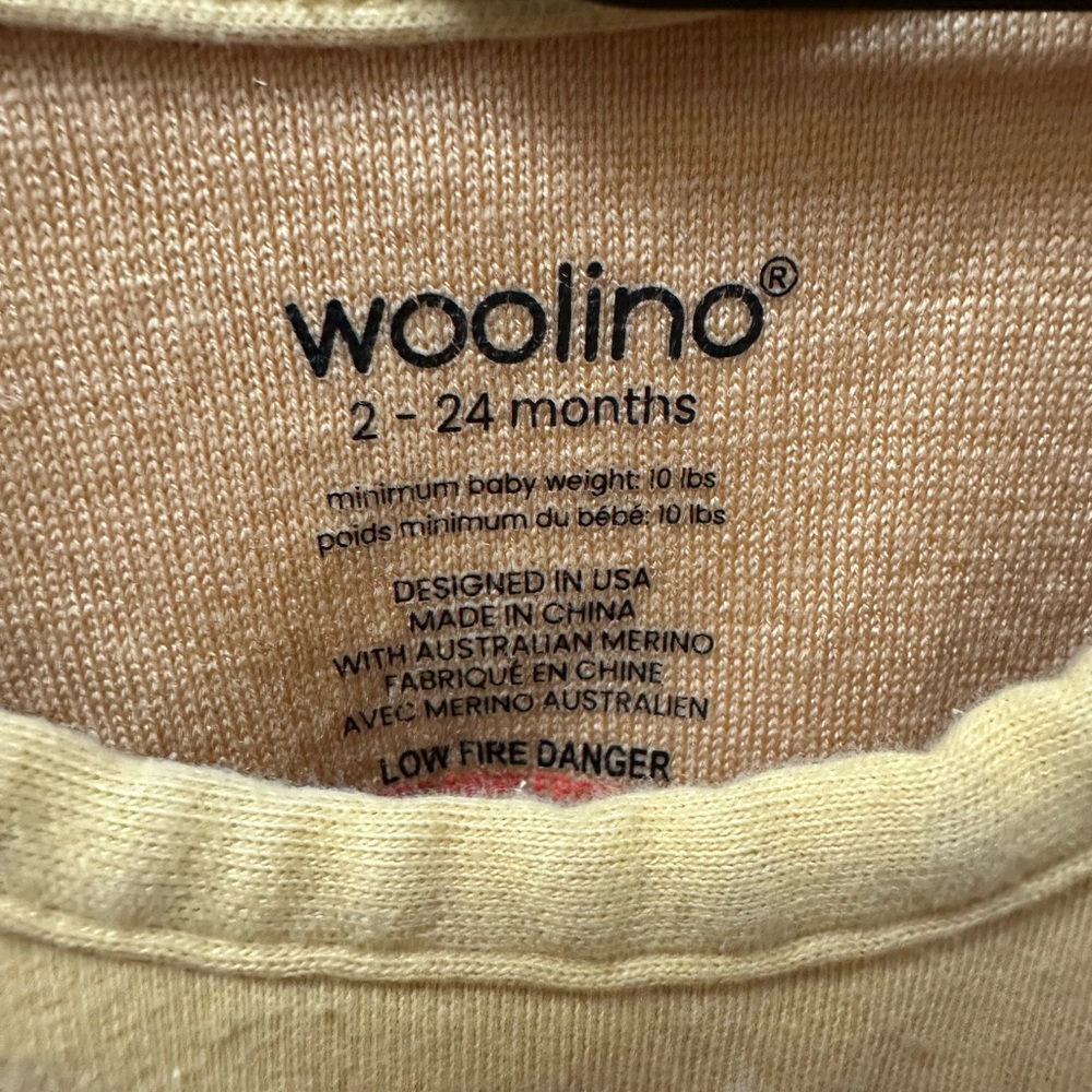 Woolino Baby Merino Wool Sleeper 2-24 months